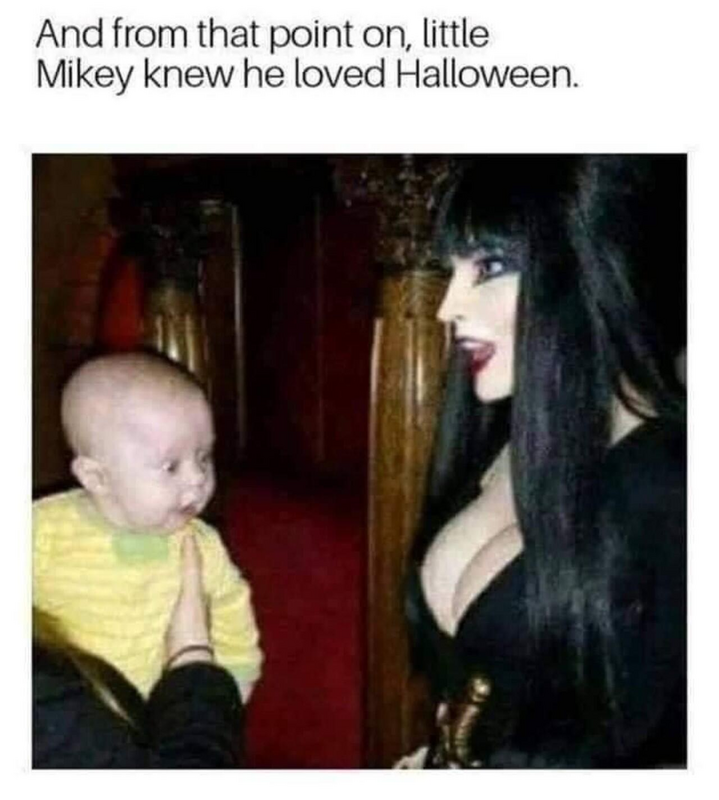 Baby likes Halloween