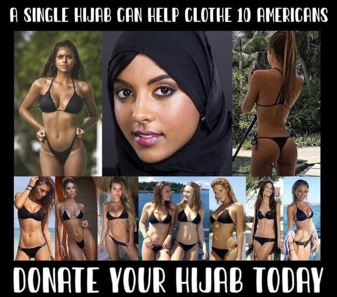 Help clothe 10 Americans - donate your hijab