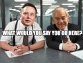 Elon Musk & Ron Paul as the 2 Bobw