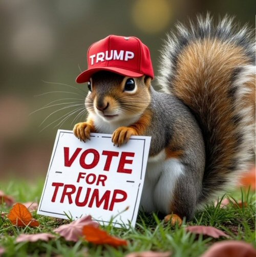 Squirrel for Trump