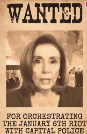 Pelosi Wanted for J6 Riots