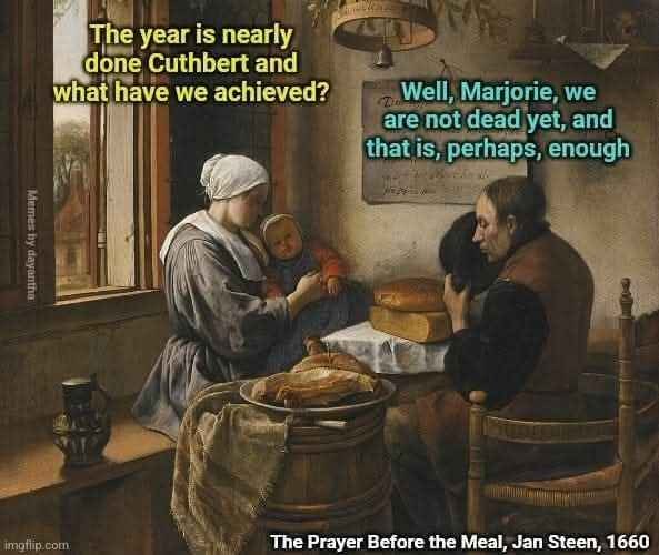 We're not dead yet.
