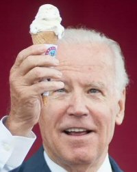 Joe with ice cream cone