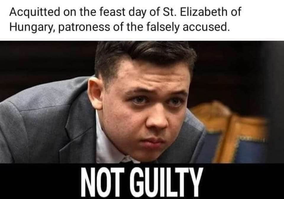 Acquitted on the feast day of the saint of the falsely accused