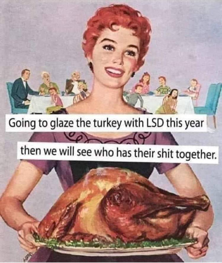 Turkey glazed - with LSD