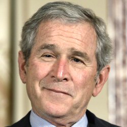 G.W. Bush, smug