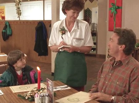 Jayne Eastwood as waitress Judy in The Santa Clause