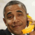 Obama on banana phone