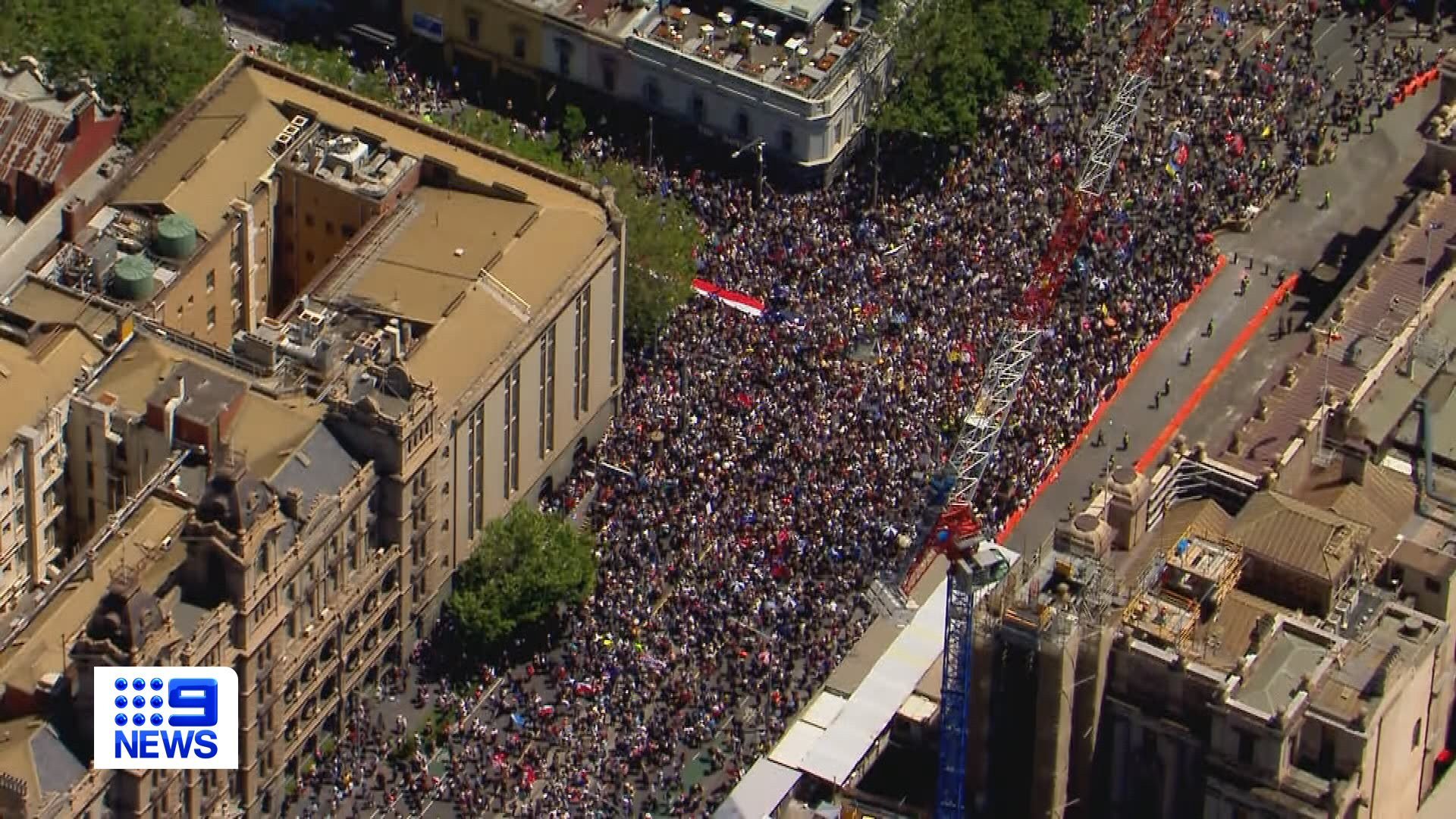 Melbourne protesters out in force
