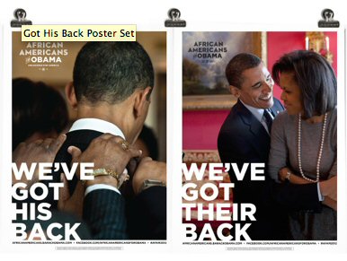 We've Got His Back / We've Got Their Back posters