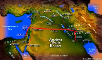 Map: Ur to Jerusalem